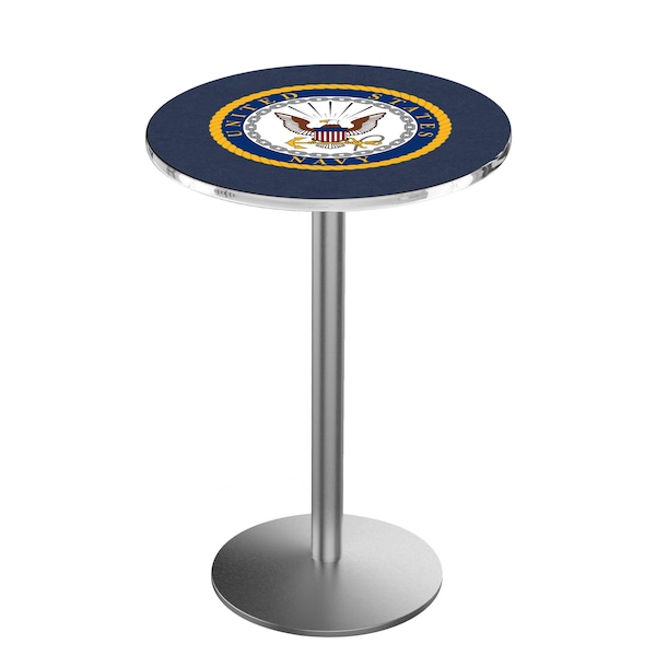 42" Stainless Steel U.S. Navy Pub Table
